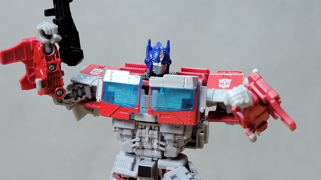 In Hand Image Of Rise Of The Beasts Mainline Optimus Prime Voyager Toy  (9 of 27)